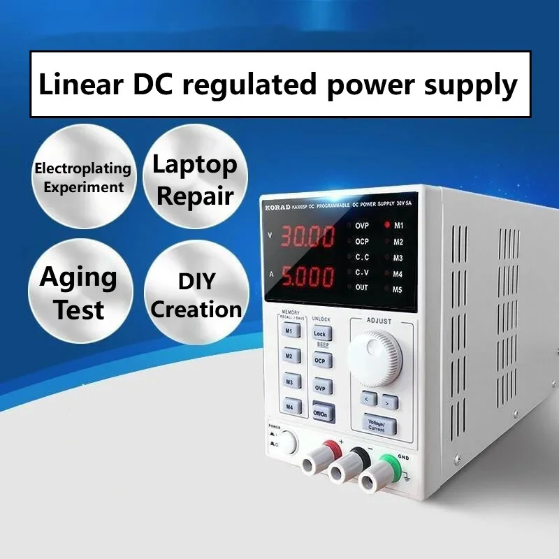 Programmable Dc Power Supply 60V 10A - Fuente de Alimentación DC Regulada Lineal