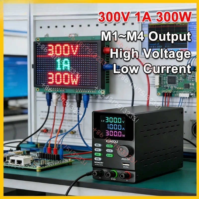 Switching Dc Power Supply 300V 1A - Fuente de Alimentación CC Ajustable KUAIQU