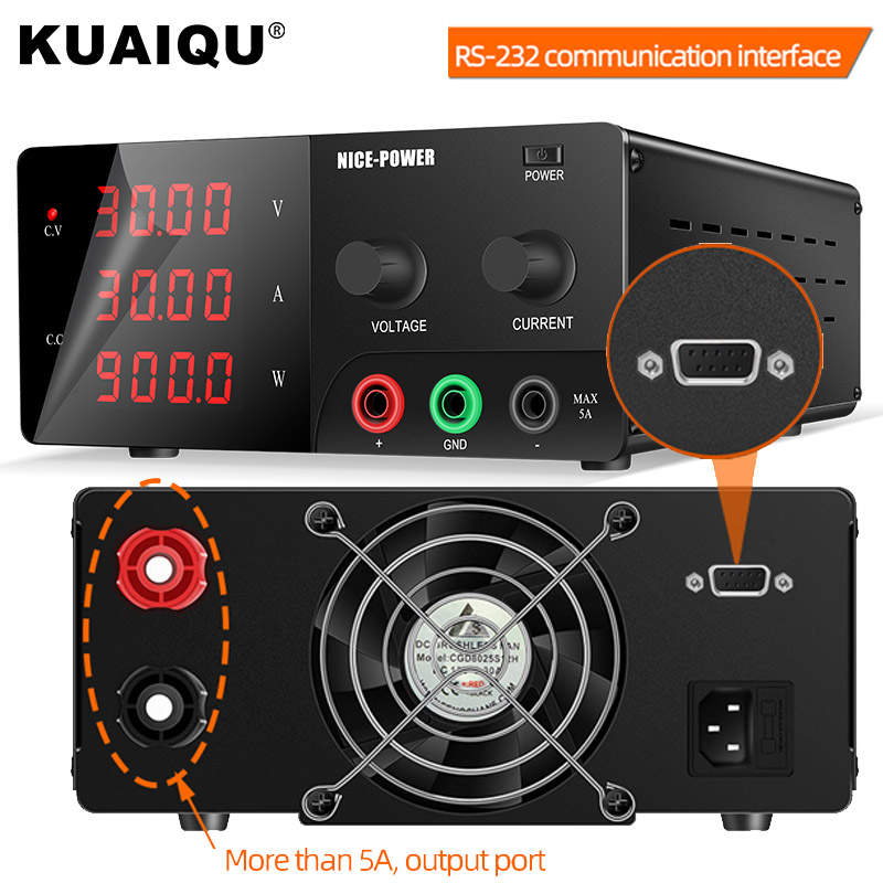 High Power 60V 20A Bench Power Supply - Fuente de alimentación CC ajustable de