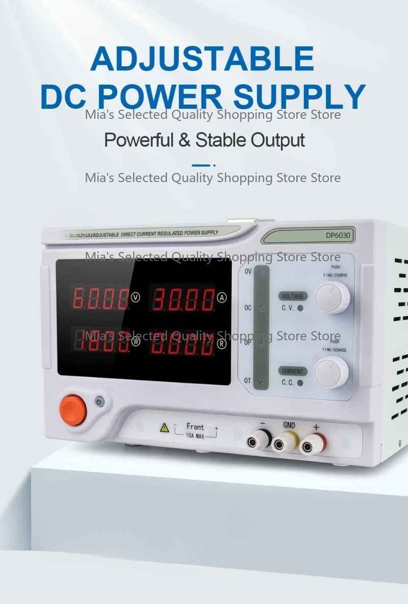 High Power 60V 20A Bench Power Supply - Interruptor Digital de 1800w, 60V, 30A,