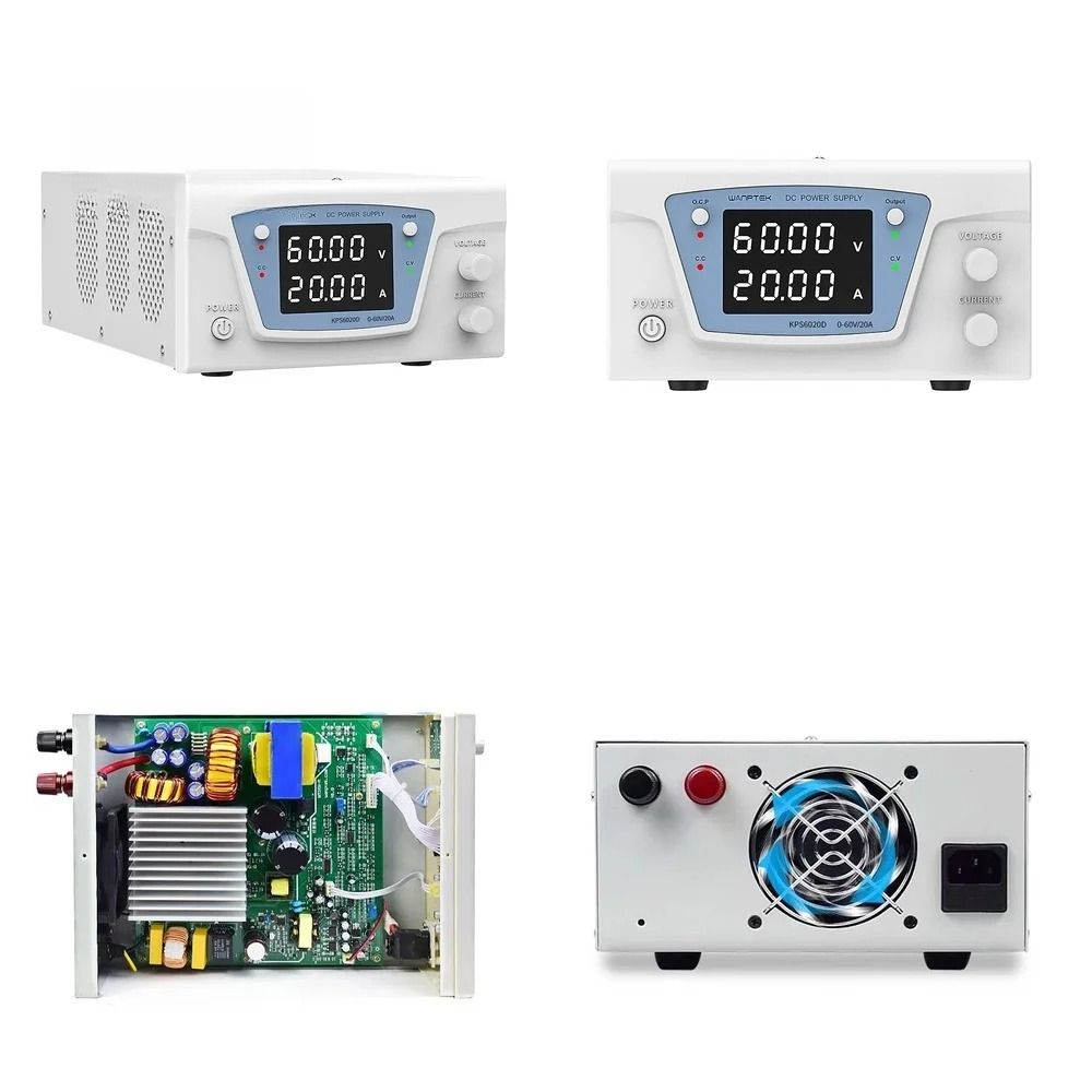 High Power 60V 20A Bench Power Supply - Fuente de Alimentación de CC con