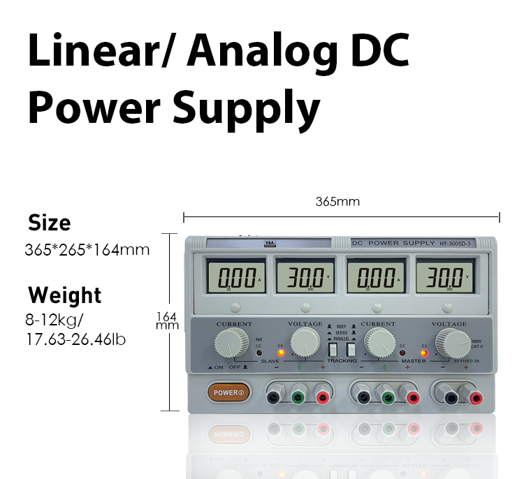 HY3005D-3 Salidas triples vari - Linear Dc Power Supply Triple Output reseña y precio