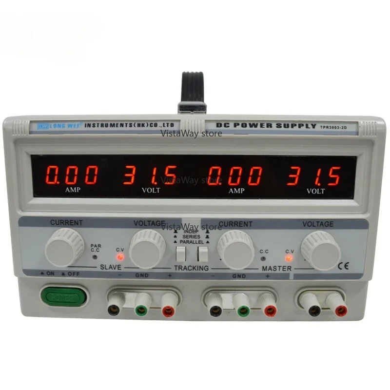 Fuente de alimentación regulad - Linear Dc Power Supply Triple Output reseña y precio