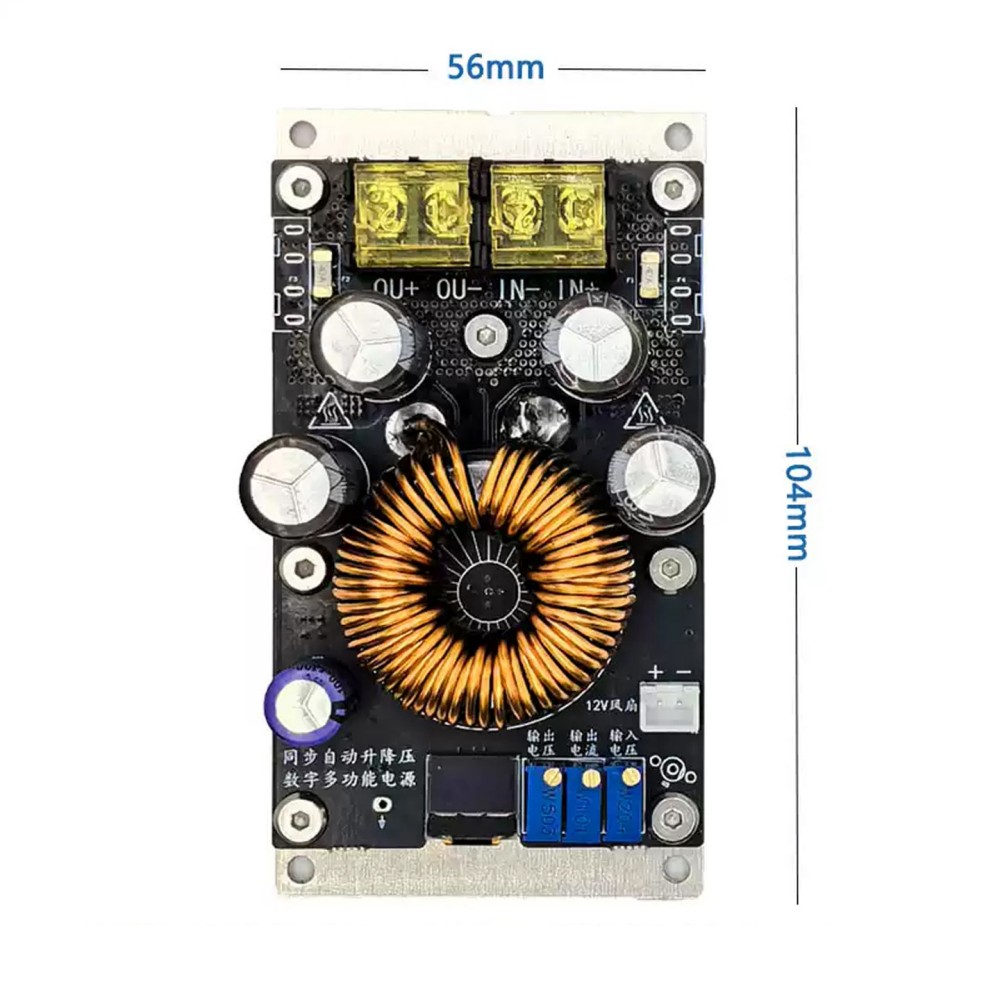 Convertidor Buck Boost de 1000 - Step Down Dc Power Supply Module 1000W reseña y precio